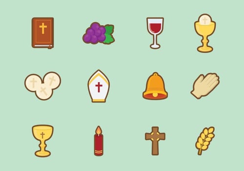 Free Cute Eucharist Vector