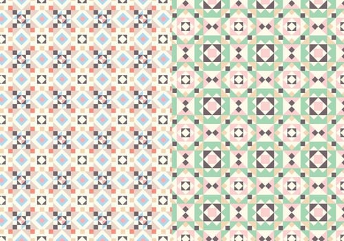 Pastel Motif Pattern vector
