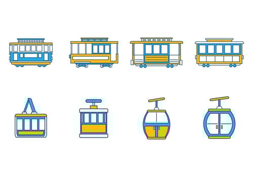Free Cable Car Vector