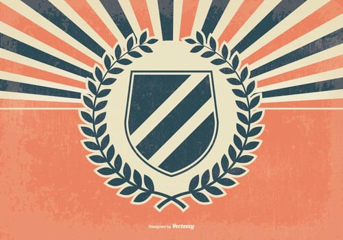 Retro Sunburst Background vector