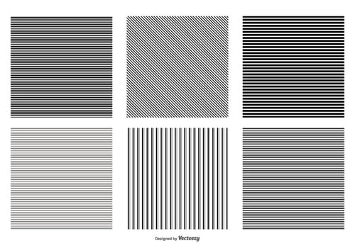 Seamless Pinstripe Vector Patterns