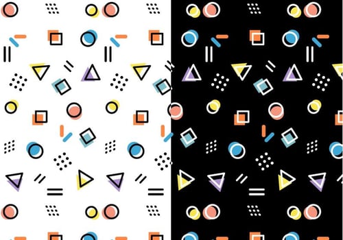 Memphis Pattern Vector