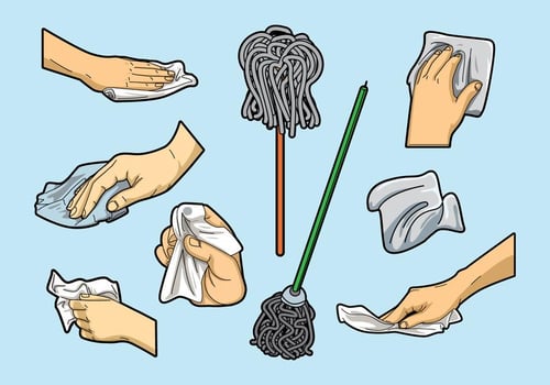 Free Wiping Vectors