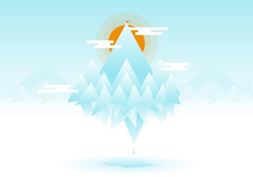Everest Flat Illustration Vector