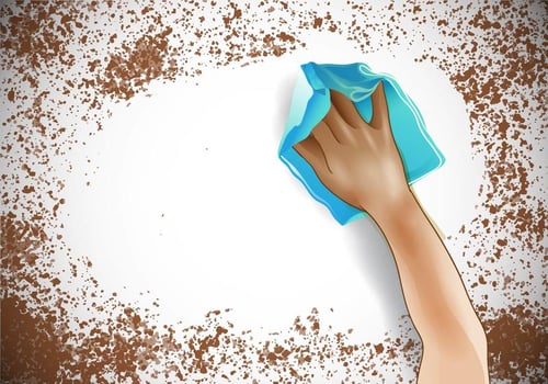 Wipe A Dirty Surface vector