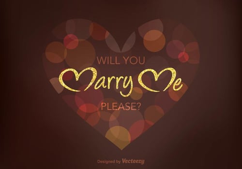 Marry Me Vector Design