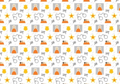 Jail Pattern Vector