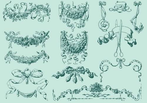 Vintage Ribbons vector