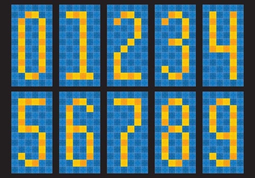Tile Numbers vector