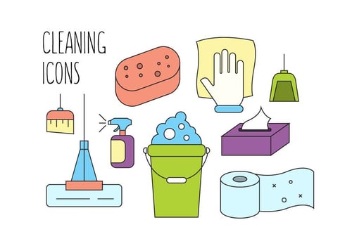 Free Cleaning Vector Icons