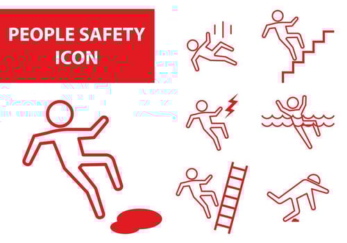 People Safety Icon vector