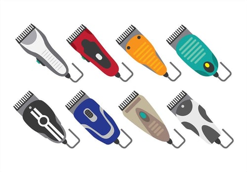 Hair Clipper Icons vector