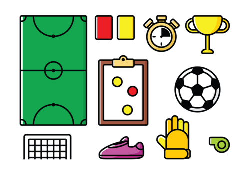 Vector Futsal Icons