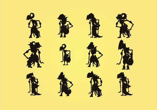 Javanese Wayang vector