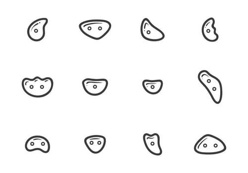 Climbing Grip Vectors