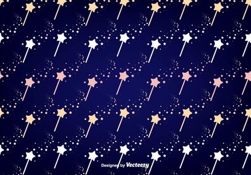 Pixie Dust Star Background vector