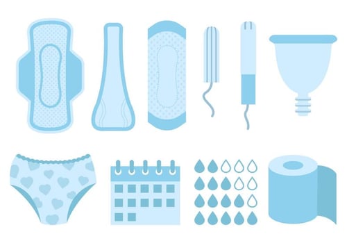 Free Feminine Hygiene Products Vector