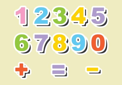 Fridge Magnet Number Vectors