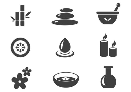 Free Spa Icon vector