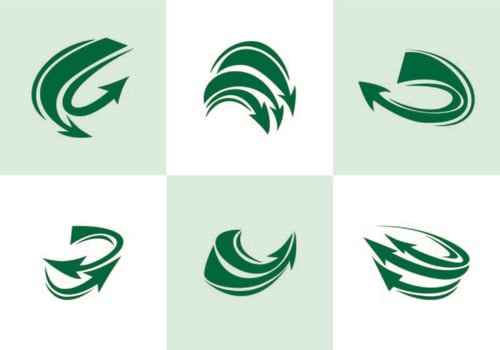 Green Flechas Vector