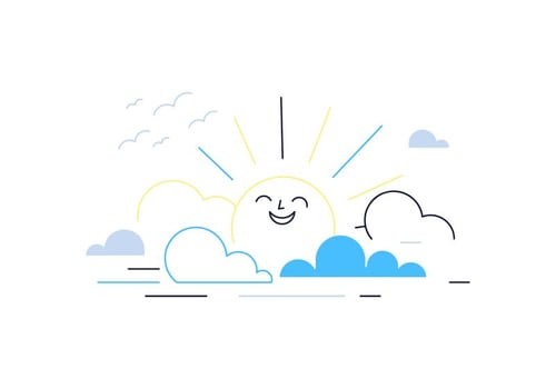 Cartoon Sun Vector