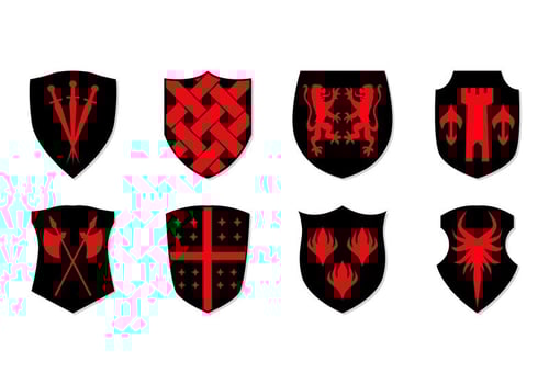Coat of Arms Icon Vector