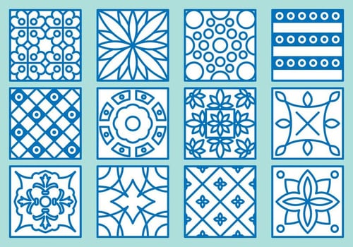 Azulejo Icons vector