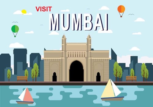 Mumbai Illustration vector