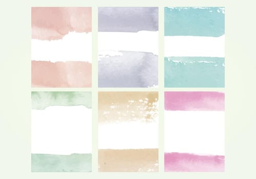 Vector Watercolor Elements