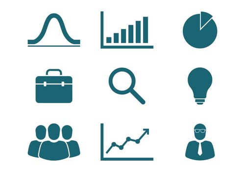 Marketing Icons vector