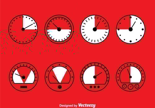 Meter Collection Set Vector