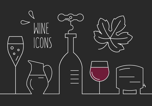 Free Wine Icons vector
