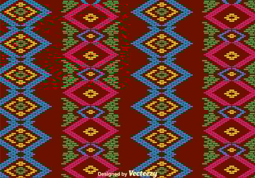 Traditional Songket Background vector