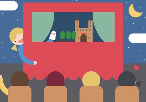 Puppets for Kids vector
