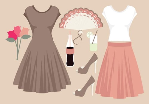 Female Vector Accessories