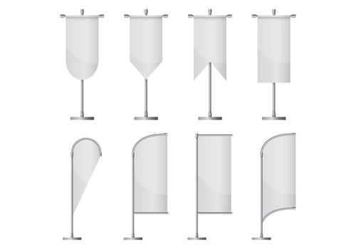 Set Of Kakemono Vector