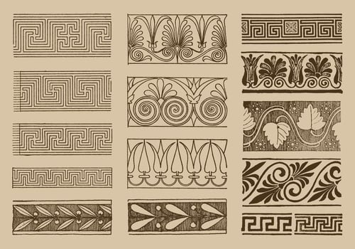 Greek Ornaments vector
