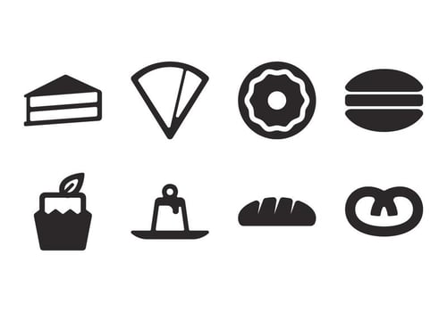 Dessert and Crepes Icon vector