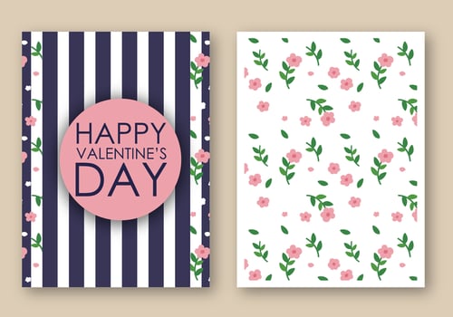 Free Happy Valentine's Day Card Vector