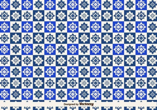 Azulejo Vector Pattern