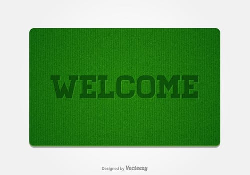 Free Welcome Doormat Vector