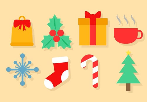 Free Christmas Icons Vector