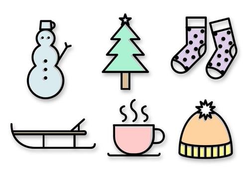 Free Christmas Icons Vector
