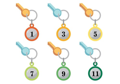 Key Holder Vector Set