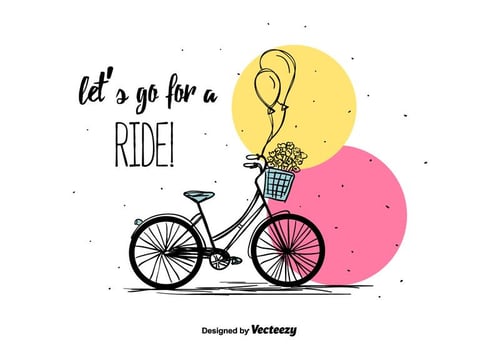 Bicycle Vector Background