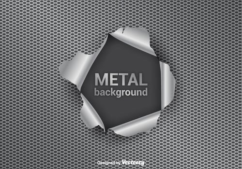 Metal Tear Vector Background
