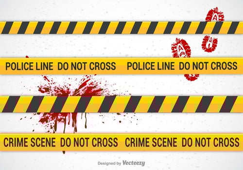 Police Line Vector Brushes
