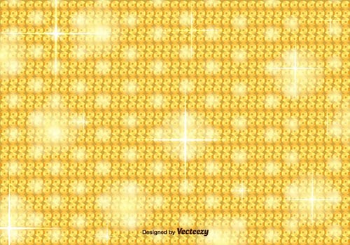 Golden Sequin Vector Background