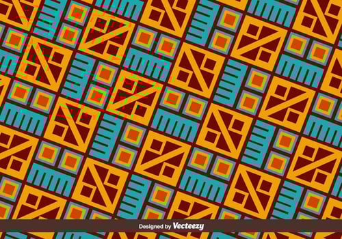 Ethnic Inca Vector Pattern