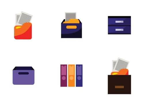 File Cabinet Vector